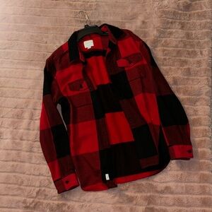 American Eagle red flannel